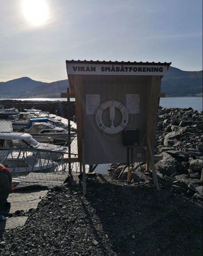 Et flott moloanlegg som settes stor pris på av båteierene!